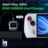 71dyWpOoGVL._AC_SL1500_.jpg UGREEN Uno 65W USB C Charger Block, Nexode 3-Port GaN Fast Charger with Screen, Fun Robot Gifts for Men Women, Compatible with iPhone 17, MacBook Pro/Air/Neo, XPS, Galaxy S26, Steam Deck, Black