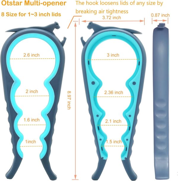71fMec6xBjL._AC_SL1500_.jpg Otstar Jar Opener Bottle Opener and Can Opener for Weak hands, Seniors with Arthritis and Anyone with Low Strength, Mutil Jar Opener Get Lids Off Easily (Blue and Grey)