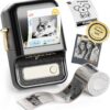 NIIMBOT B21 Pro Label Maker, 300DPI HD Label Printer, Ideal for Notes,Photos, Study Graphics, Memo Maker,50x30mm Label(Black)