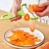 Stainless Steel Vegetable Grater Multi-Purpose Cabbage Slicer & Shredder – Easy Use & Clean Kitchen Tool for Effortless Salad Prep – GREEN