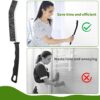 Crevice Cleaning Brush,8 Pcs Cleaning Supplies,Hard Bristle Crevice Cleaning Brush,Crevice Cleaning Brushes for Household Use Bathroom Tiles Kitchen Practical and Durable