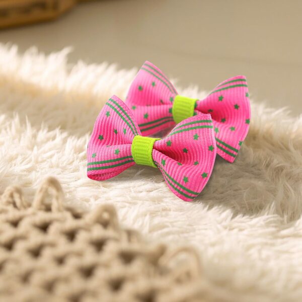 71gl0LdyXoL._AC_SL1500_.jpg QingHan Dog Hair Bows Small Puppy Clips for Pet Grooming Accessories Doggy Gifts 60Pcs (30 Pairs)