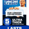71hGqfvGKsL._AC_SL1500_.jpg Mr. Clean Magic Eraser Sponge, All Purpose Cleaner, Long Lasting Cleaning Scrubber, Wall Cleaner, Sneaker Cleaner, Oven Cleaner, Kitchen, Bathroom, Shower Cleaning Supplies, Ultra Thick, 5ct