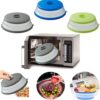 71iu3yTlXML._AC_SL1500_.jpg Microwave Splatter Cover Vented for Food, Splatter Guard & Colander Kitchen Gadget for Fruit Vegetables Microwave Plate Cover with Hook Hole,Dishwasher-Safe,BPA-Free Silicone & Plastic (1 Pack)