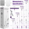 71j7BDr8opL._AC_SL1500_.jpg Baseboard Cleaner Tool with Handle, 60" Extendable Long Handle Baseboard Cleaner with 5 Reusable Pads for Baseboards Cleaning, Ceiling, Wall, Floor, Bathroom Kitchen