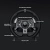 Logitech G920 Driving Force Racing Wheel and Floor Pedals, Real Force Feedback, Stainless Steel Paddle Shifters, Leather Steering Wheel Cover for Xbox Series X|S, Xbox One, PC, Mac - Black