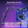 71jaw3-g-L._AC_SL1500_.jpg FIFINE XLR/USB Gaming Microphone Set, Dynamic PC Mic for Streaming Podcasting, Computer RGB Mic Kit with Boom Arm Stand, Mute Button, Headphones Jack, for Recording Vocal Voice-Over-AmpliGame AM8T