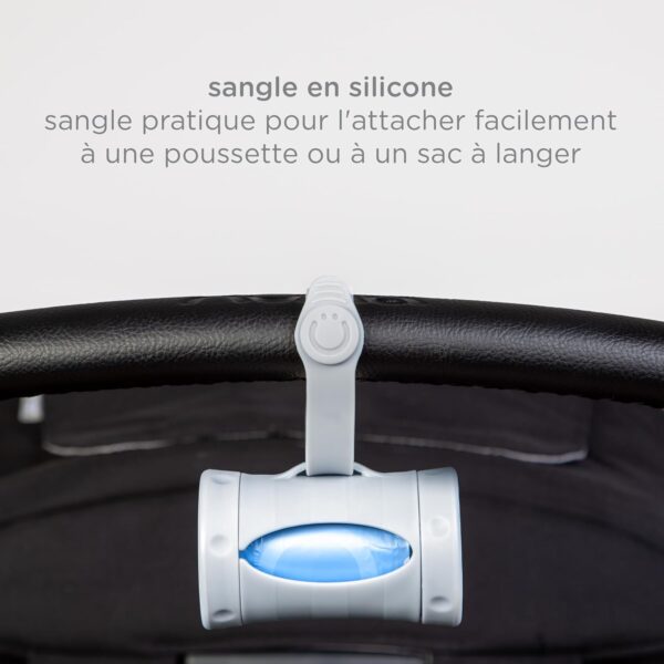 71k47OAGUTL._SL1500_.jpg Ubbi Retractable On the Go Bag Dispenser for Travel, Diaper Bag Accessory Must Have for Newborn, Helpful Item, Baby Gift, Lavender Scented, Gray
