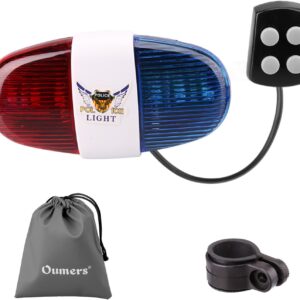 71kEbXizYhL._AC_SL1500_.jpg Oumers Bicycle Police Sound & Light, Bike LED Horn Siren, 6 LED Lights, 4 Sounds, Waterproof Accessories