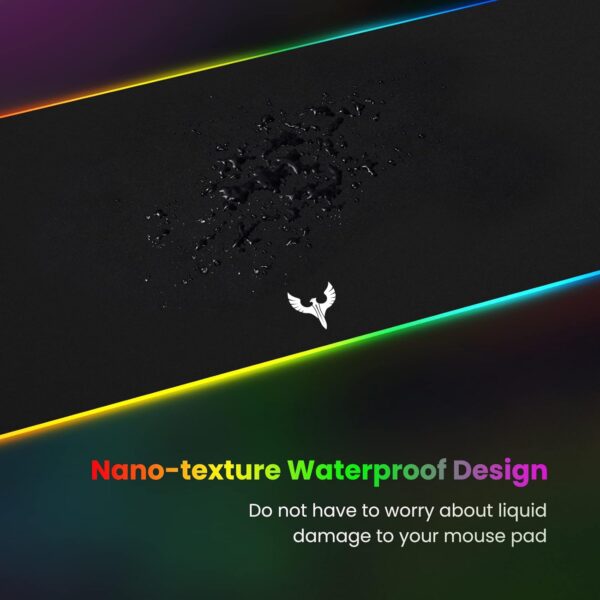 71kVgbpY5mL._AC_SL1500_.jpg BladeHawks Extra Large RGB Gaming Mouse Pad-14 Light Modes, Extended Soft LED Mouse Pad, Anti-Slip Rubber Base, Computer Keyboard Mousepad Mat (31.5 x 12 Inch)