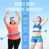 JKSHMYT Weighted Hula Circle Hoops for Adults Weight Loss, Infinity Fitness Hoop Plus Size 47 Inch, 24 Detachable Links, Exercise Hoop Suitable for Women and Beginners