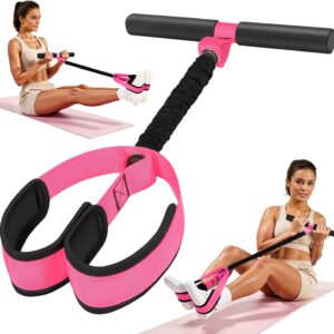 71lD0z2RFPL._AC_SL1500_.jpg 2026 Upgraded Durable Pedal Resistance Band with Handle, Thickened Latex Tubes and Soft Foam Fabric Foot Pedal, Sit Up Exercise Equipment for Abdomen, Waist, Arm, Core/ABS, Leg, Physical Therapy