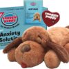 Snuggle Puppy Original Heartbeat Puppy Toy with Real-Feel Pulse & Heat Pack, Calming Sleep Aid for Puppy Anxiety, Crate Training, First Nights & New Puppy Transition - Biscuit