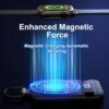 71lPMXzVhDL._AC_SL1500_.jpg Portable Charger for Apple Watch, 2500mAh & Digital Display – Magnetic Fast Charging iWatch Charger for Travel & Keychain Use – Works with Apple Watch Series (Black)