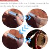 OFBAND 4Set Brake Bleeder Kit,Brake Fluid Bleeder Kit Includes 4PCS Brake Bleeder Hose,2PCS One Way Check Valve,Universal Break Bleeder Kit Car Accessories for Car Motorbike Bike