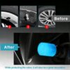 71mgWa85iTL._AC_SL1500_.jpg 20 Pcs Glow in The Dark Tire Valve Caps Fluorescent Tire Valve Stem Caps, Cool Car Present for Universal Decoration Accessories for Car SUV Bicycle Motorcycles Trucks (Blue)