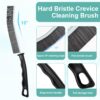 Crevice Cleaning Brush，Hard-Bristled Grout Brush，2026 New Multifunctional Gap Cleaning Brush Tool，Dead Corners Brushes for Bathroom Kitchen Tiles Window Door Slots，3pcs