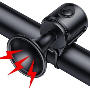 71ocSYk9yyL._AC_SL1500_.jpg Electric Bike Horn 130db Loud Bicycle Horn,Bike Bell for 22.2-32mm Handlebars Bike Horn for Adults with 3V Battery,Easy Installation Bicycle Bells for Adults Kids Mountain Bike/Scooter/Ebike