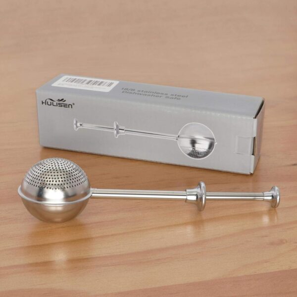 71pDjNlp8VL._AC_SL1500_.jpg HULISEN Flour Duster for Baking, One-Handed Operation, 304 Stainless Steel Powdered Sugar Shaker Duster, Pick Up and Dust Flour Sifter, Gift Package