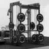71peaFCgP9L._AC_SL1500_.jpg RitFit M1 Pro Smith Machine with Cable Crossover System, Multi-Function Squat Rack Power Cage for Home Gym, Power Rack and Packages
