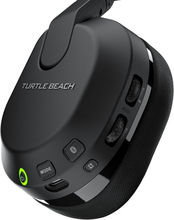 Turtle Beach Stealth 600 Wireless Multiplatform Amplified Gaming Headset for PS5, PS4, PC, & Mobile – Bluetooth, 80-Hr Battery, Noise-Cancelling Flip-to-Mute Mic, 50mm Speakers – Black