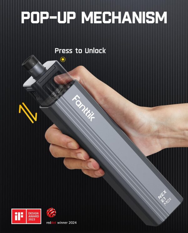 71poIiae-QL._AC_SL1500_.jpg Fanttik E1 Max Electric Screwdriver, Mini Precision Screwdriver Set, 50 Magnetic Bits, Magnetic Storage, 5/32‘’Hex, Repair Tool Kit for Electronics Phone Camera Laptop Watch (Grey)