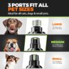 71qWiN7rPNL._AC_SL1500_.jpg Whisper Quiet Dog Nail Grinder with 4 LED Lights, Safe & Stress-Free for Sensitive Dogs Cats of All Breeds & Sizes, 3 Grinding Bits, 3-Speed, Pet Nail Trimmers, Rechargeable Painless Grooming Kit