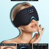 71qgNRORFxL._AC_SL1500_.jpg LC-dolida Sleep Headphones, 3D Sleep Mask Bluetooth Wireless Music Eye Mask, Sleeping Headphones for Side Sleepers Sleep Mask with Bluetooth Headphones Ultra-Thin Stereo Speakers Perfect for Sleeping