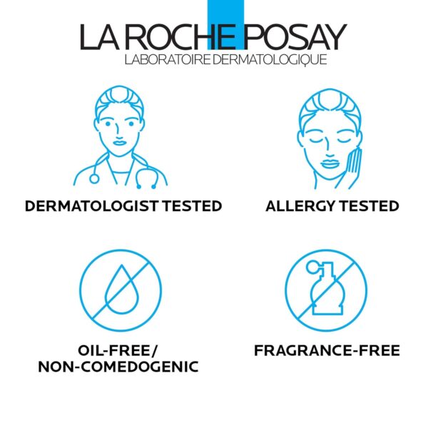 La Roche-Posay Toleriane Hydrating Gentle Face Cleanser, Hydrating Facial Cleanser With Niacinamide + Ceramides, Daily Face Wash For Dry Skin To Normal Skin, Sensitive Skin Tested, Fragrance Free
