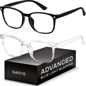 71rWignilsL._AC_SL1500_.jpg Gaoye Eyewear Frames for Men - Blue Light Blocking Square Glasses, Anti UV Ray Computer Gaming, Blue Blockers for Women