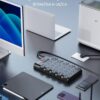 71s-oUgzD1L._AC_SL1500_.jpg Power Strip, SUPERDANNY Surge Protector with 22 AC Outlets and 6 USB Charging Ports, 1875W/15A, 2100 Joules, 6.5Ft Flat Plug Heavy Duty Extension Cord for Home, Office, Dorm, Gaming Room, Black
