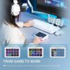 71sdWaHYo9L._AC_SL1500_.jpg FIFINE AmpliGame Gaming Controller with 15 Shortcuts for OBS Streaming Studio with Macro Keys, Trigger Actions, PC Media RGB Controller for Content Creation/Office Work-D6 White