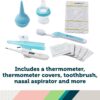 71sqhkdg4IL._AC_SL1500_.jpg Safety 1st Deluxe Baby Healthcare and Grooming Kit, Arctic Blue, Newborn Baby Essentials, One Size, 25 Pieces