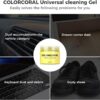 ColorCoral Cleaning Gel Universal Dust Cleaner for PC Keyboard Car Detailing Office Electronics Laptop Dusting Kit Computer Dust Remover, Computer Gaming Car Accessories, Gift for Men Women 160g