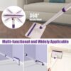 71tbBJkesoL._AC_SL1500_.jpg Baseboard Cleaner Tool with Handle, 60" Extendable Long Handle Baseboard Cleaner with 5 Reusable Pads for Baseboards Cleaning, Ceiling, Wall, Floor, Bathroom Kitchen
