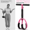 71tbRf0CmWL._AC_SL1500_.jpg 2026 Upgraded Durable Pedal Resistance Band with Handle, Thickened Latex Tubes and Soft Foam Fabric Foot Pedal, Sit Up Exercise Equipment for Abdomen, Waist, Arm, Core/ABS, Leg, Physical Therapy