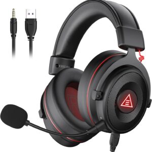 71uGQWi6DzL._AC_SL1500_.jpg EKSA E900 Pro USB Gaming Headset for PC - Computer Headset with Detachable Noise Cancelling Mic, 7.1 Surround Sound, 50MM Driver - Headphones with Microphone for PS4/PS5, Xbox One, Laptop, Office