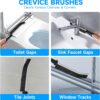 71uVatKovLL._AC_SL1500_.jpg 14Pcs Crevice Cleaning Brush Set, V Shape Grout Cleaner Brush for Deep Cleaning Gap, Hard Bristle Scrub Brushes Tools, Cleaning Supplies for Household Use, Bathroom, Kitchen, Toilet, Window