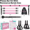 71uglxIYhvL._AC_SL1500_.jpg Pilates Bar Kit with Resistance Bands, Multifunctional Pilates Bar for Women & Men with Heavy-Duty Metal Adjustment Buckle, Pilates Home Equipment for Full BodyWorkouts