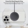71uunu5M5KL._AC_SL1500_.jpg Aothey Universal Metal Rings Compatible with Magsafe Sticker,Magnetic Ring for Phone Cases & Wireless Charging, 6 Pack (2 Black,2 White & 2 Silver)