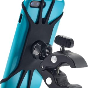 71vTs90yMDL._AC_SL1500_.jpg Upgraded 2025 Bicycle & Motorcycle Phone Mount - The Most Secure & Reliable Bike Phone Holder for iPhone, Samsung or Any Smartphone. Stress-Resistant & Highly Adjustable. x10 to Safeness & Comfort