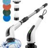 71vWgtgWNWL._SL1500_.jpg Bomves Electric Spin Scrubber, Cordless Cleaning Brush Scrubber for Home, 8 Replaceable Brush Heads-90Mins Work Time, 3 Adjustable Size, 2 Speeds for Bathroom Shower Bathtub Glass Car