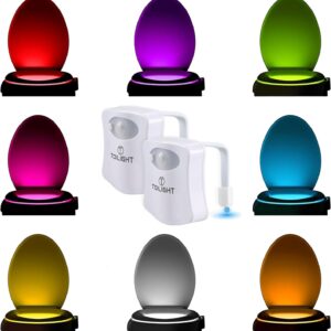 71wl5NujYmL._AC_SL1500_.jpg ToiLight 2 Pack. The Original Toilet Bowl Night Light. Fun & Useful Bathroom Motion Sensor Tech Gadget. Funny Novelty Birthday Gift Idea. Stocking Stuffer for Him Her Guys Men Brother Mom