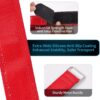 71x5H5kgOVL._AC_SL1500_.jpg Trilancer Bike Rack Straps with Extra-Wide Silicone Anti-Slip Coating, 2-Pack Adjustable Bike Wheel Stabilizer Strap with Hook and Loop for Car and Wall Mount, Transportation and Storage (26''x1.5'')