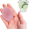S&T INC. Exfoliating and Massaging Cradle Cap Bath Brushes for Baby, Silicone - 2 Inch x 2.5 Inch, Pink, 2 Pack