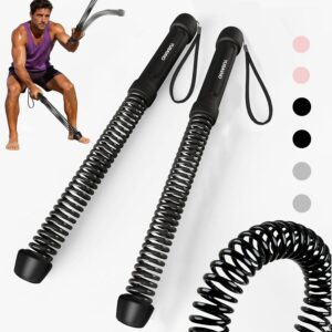 71y0PXBOi9L._AC_SL1500_.jpg Ropeless Battle Ropes for Home Gym-Portable Cordless Training Rope Fitness Equipment for Men & Women,Weighted Workout Ropes for HIIT,Versatile Exercise Equipment for Home and Travel(Black)