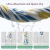 Momcozy Baby Towel with Hooded - Ultra Soft & Absorbent Large Bath Towel Set for Comfort & Gentle on Baby's Skin - Med Thick& Durable -Shower Gift & Bath Essential for Newborn, Infant, Toddler