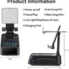 71zhUS0kzPL._AC_SL1500_.jpg Gifts for Men Women, Phone Stand with Bluetooth Speaker&Clock, Birthday Gifts for Him, Phone Holder with Wireless Speaker, Ideal for Dad Mom Husband Boy, Cool Tech Gadget for Men