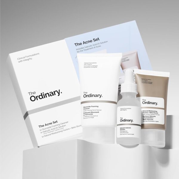 71zp0eus-dL._SL1500_.jpg The Ordinary The Acne Set, 3-Step Skin Regimen with Glucoside Foaming Cleanser, Salicylic Acid 2% Solution, and Natural Moisturizing Factors + Beta Glucan | Skin Care Set