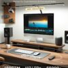 71zvQDg5MSL._AC_SL1500_.jpg ONEMIX 42" LED Desk Lamp with Clamp, Architect Desk Light with Remote, Adjustable 4-Segment Bar, 1800LM Bright, Eye-Caring Desk Lamp for Home Office, Reading, Study, Dual Monitors, Workbench(Black)